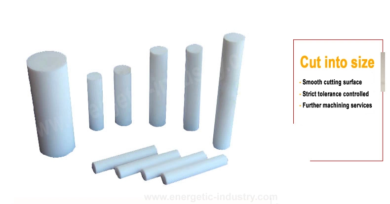 Plastic Rod PTFE Engineering Hard Plastic Rod PTFE 1mm-300mm Graphite Rod